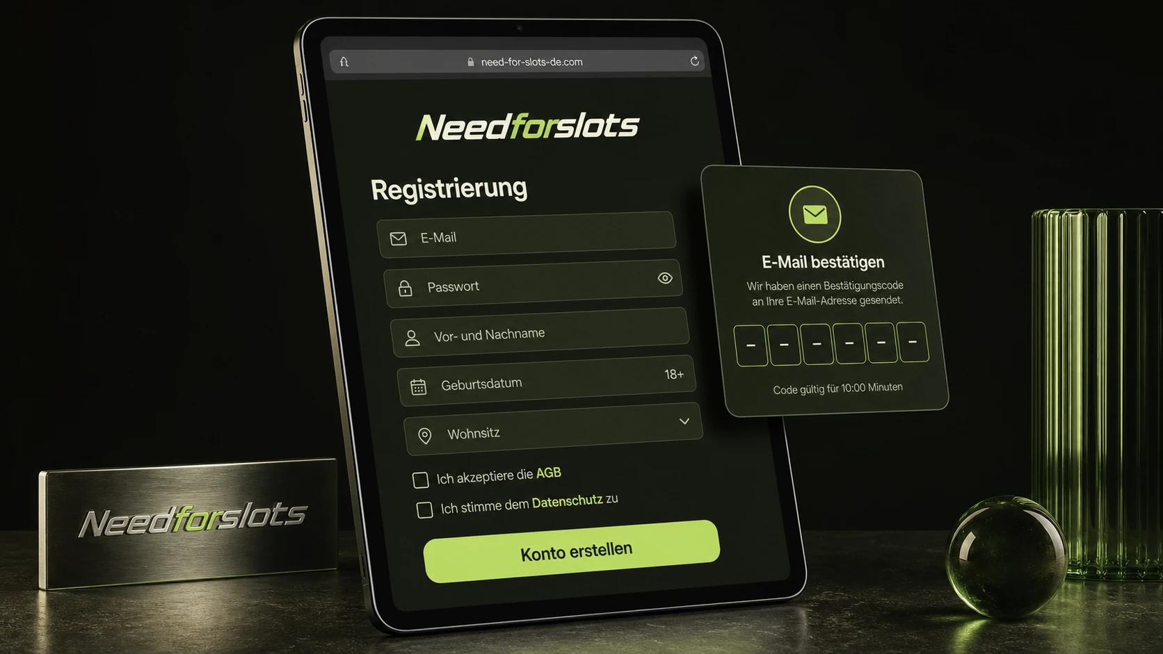 Registrierung in der App