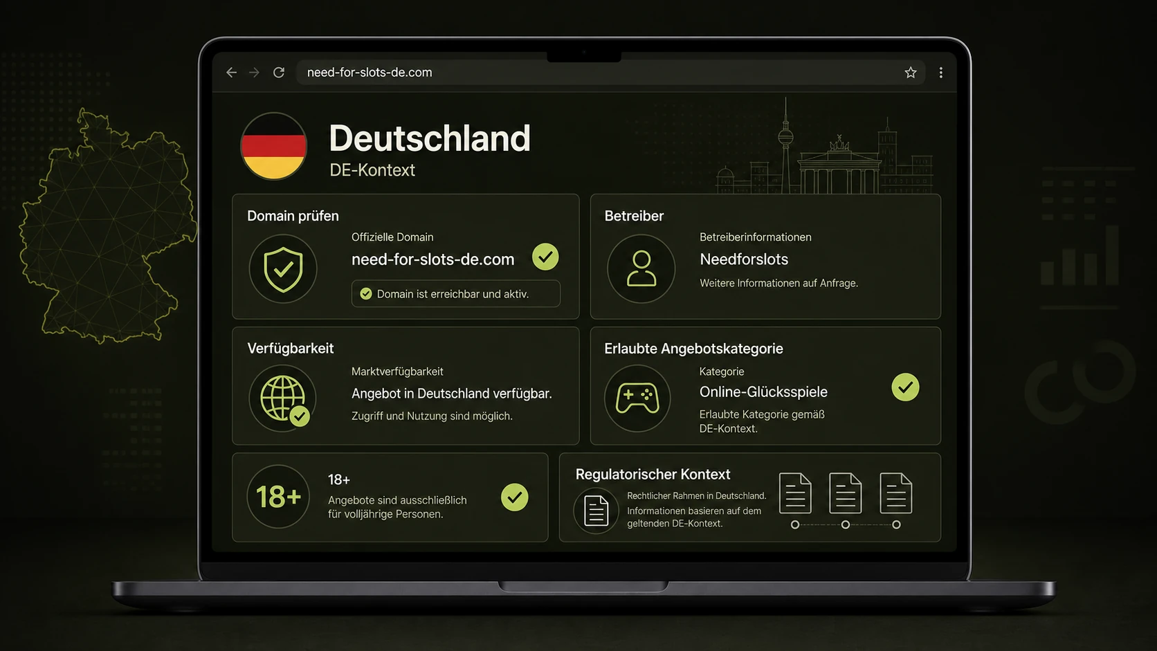 Needforslots Deutschland und DE-Kontext